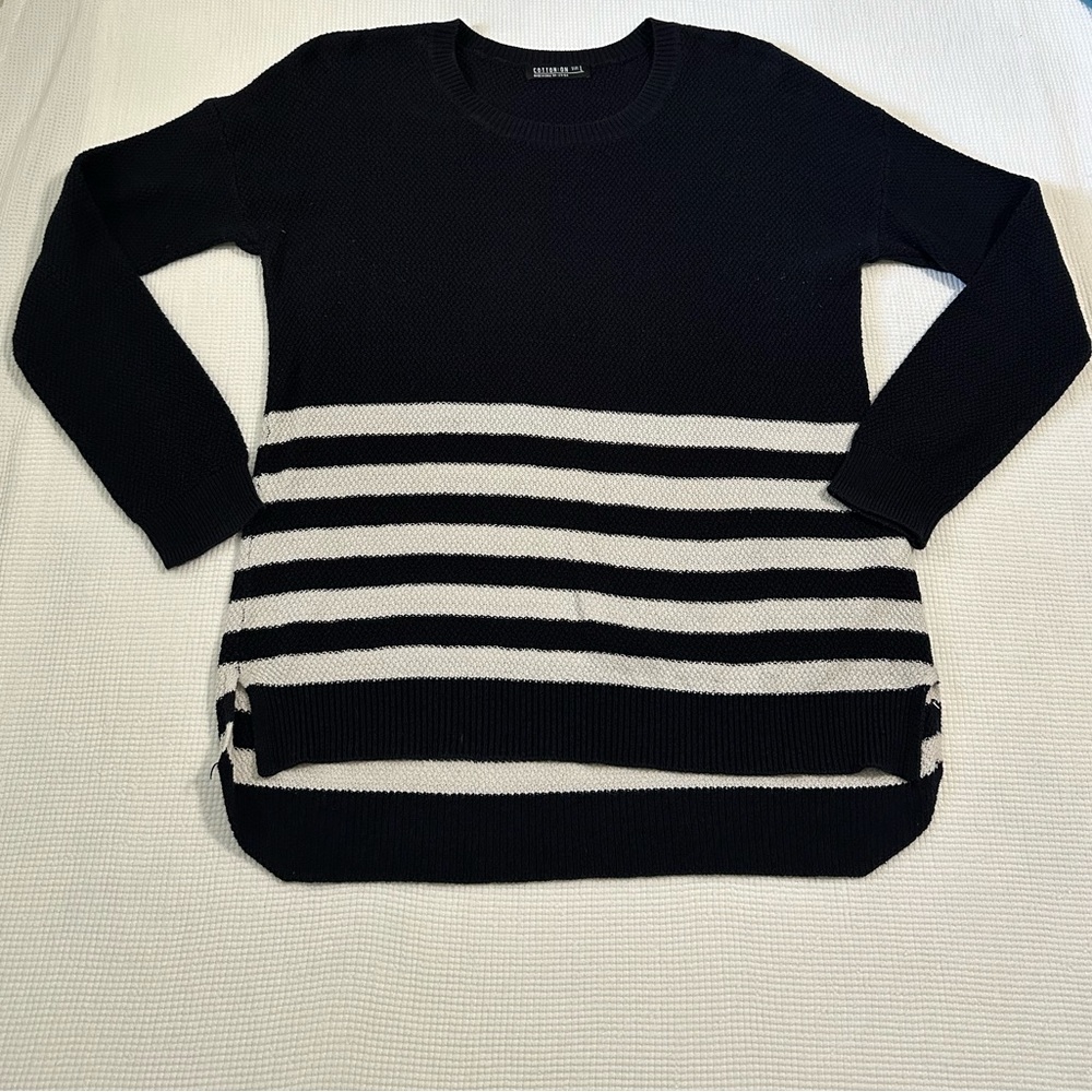 Cotton On - Striped Oversized Sweater
